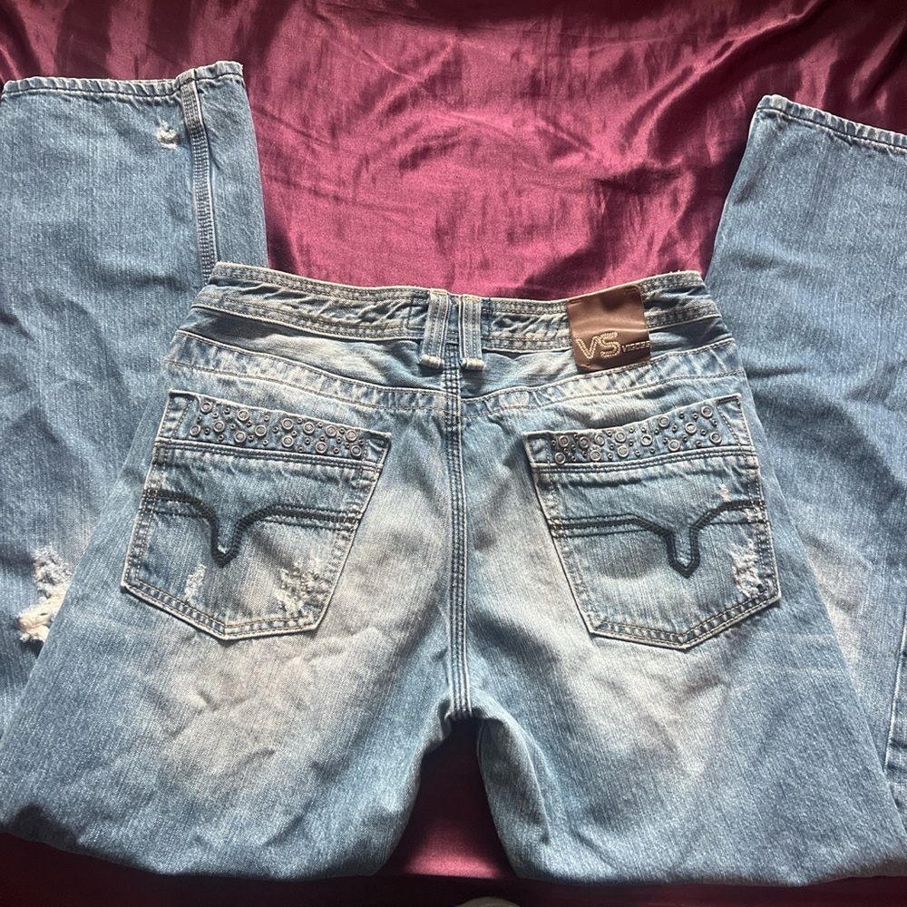 men’s vigoss baggy straight leg jeans